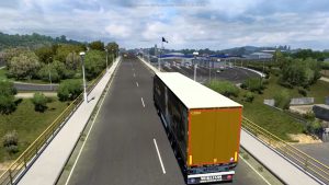 Granicni prelaz karakaj most Drina simular truck igrica karakaj voznja kamioni granica zvornik